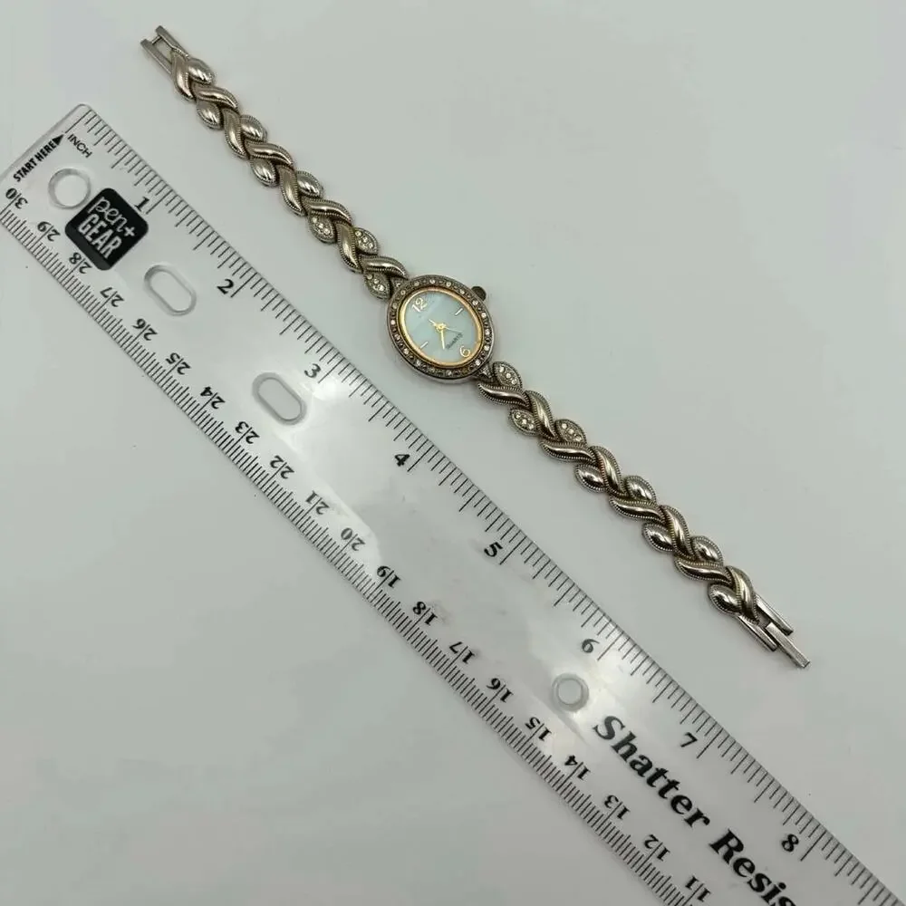 Silver & Gold Twist Watch